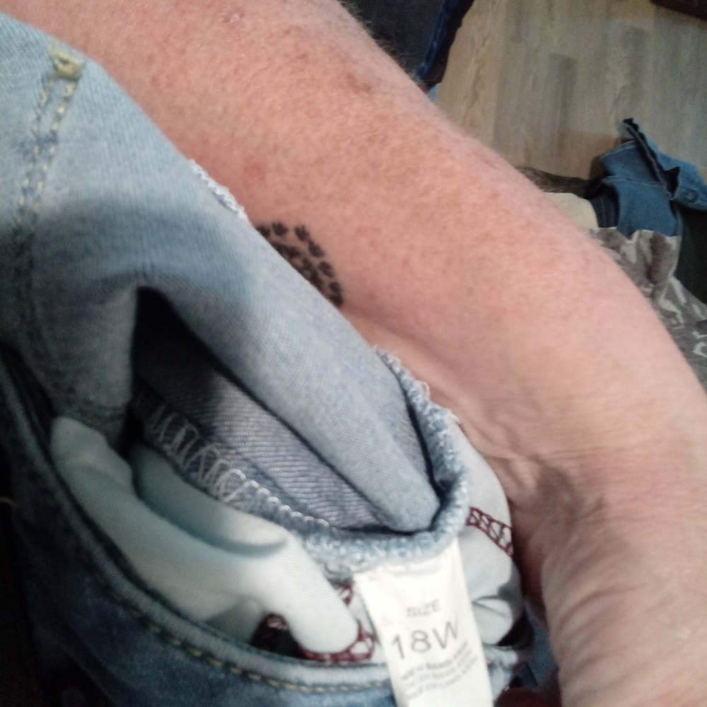 Royality For Me Plus Size 18W High-Rise Ankle Light Blue Distressed Denim Jeans - Picture 7 of 8